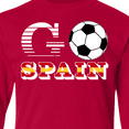thumbnail image 4 of Inktastic Go, Spain- Soccer, Football Long Sleeve Youth T-Shirt, 4 of 5