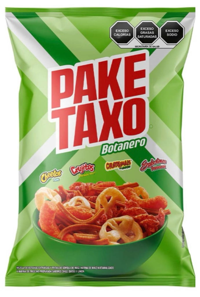 Paketaxo Botanero BIG 215g Pack of 3 papas snack Mexican chips
