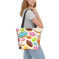 thumbnail image 2 of Rocae Color Donut for Shoulder Bags for Women Tote Bag for Women with Zipper Closure, 2 of 6