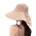 thumbnail image 5 of SikaFu Protective Neck Of Sun Hat Female Sunscreen Covers Face -Proof Anti -Ultraviolet Summer Shading Big Hat Spring And Autumn Outdoor Fisherman Hat, 5 of 9