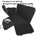 thumbnail image 6 of Meolsaek Dog Car Hammock, Heavy‑Duty Waterproof Pet Seat Cover, Scratch‑Proof, Non‑Slip, Side Flaps with Zipper, Storage Bag, Black‑Zipper, 6 of 8