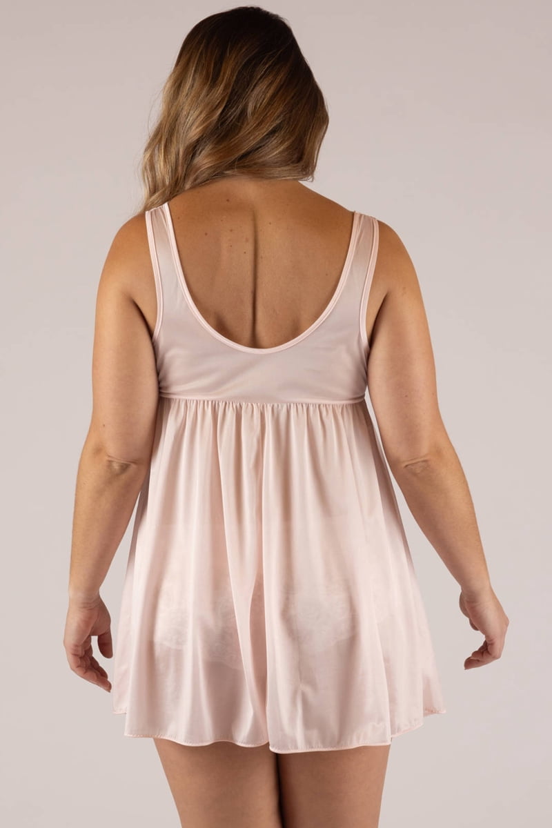 Shadowline Lingerie by Velrose Lace Vintage Babydoll Nightie 33737/33737X