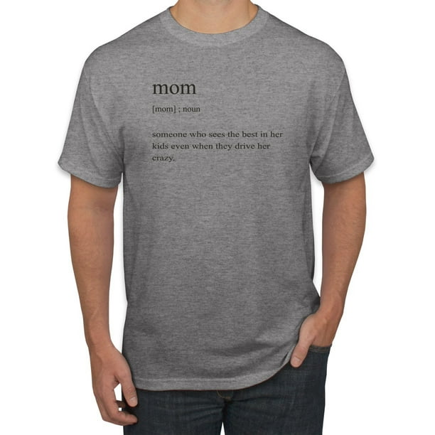 Mom Definition Funny Mother's Day Wife Girlfriend Gift | Mens Pop Culture Graphic T-Shirt, Heather Grey, Large Mom Definition Funny Mother's Day Wife Girlfriend Gift | Mens Pop Culture Graphic T-Shirt, Heather Grey, Large