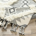 thumbnail image 3 of Hauteloom Sultan Wool Living Room, Bedroom Area Rug - Bohemian, Transitional - Plush Pile - Charcoal, Ivory - 5' x 7'6", 3 of 10