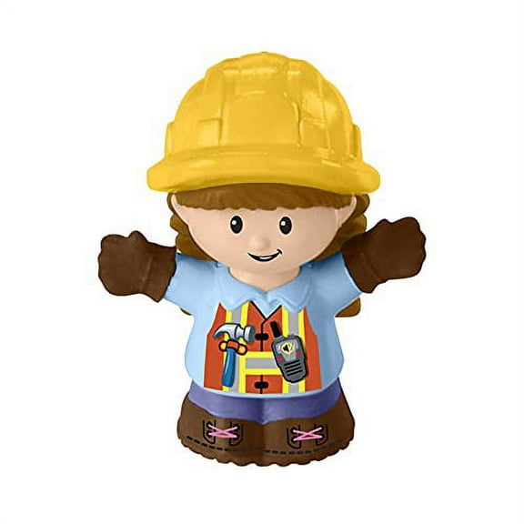 Replacement Part for Little People Load Up and Learn Construction Site - GWD30 ~ Replacement Figure ~ Female with Braids