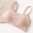 thumbnail image 6 of Jinhomg Women's Sports Bra with Thin Straps Stretchy Wirefree Workout Bras Lightweight Workouts Bralette Active Everyday Stretch Bralette Tops Pink M, 6 of 6