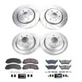 thumbnail image 3 of PowerStop Front and Rear Z23 Evolution Sport Carbon-Fiber Ceramic Brake Pad and Drilled & Slotted Rotor Kit Fits: FORD Select Models K6268, 3 of 10