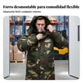 thumbnail image 2 of Abbraccia Abrigo acolchado para hombre, doble forro grueso, ropa de trabajo invierno, capucha desmontable, resistente al frío, 2 of 6