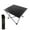 Black, variant on Portable Camping Folding Table - Lightweight Aluminum Alloy Top with Carry Bag for Outdoor Picnic, Beach, and Fishing, Compact and Sturdy Design, Black