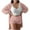Pink, variant on Women's Fuzzy 3 Piece Outfits Fleece Hooded Cardigan Warm Crop Top with Shorts Set Pajamas Matching Loungewear