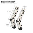 thumbnail image 2 of Naloa Funny Puppy Thigh High Socks Extra Long Stretchy Sock Women Over Knee High Opaque Stocking Daily Wear, 2 of 6