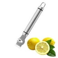 thumbnail image 4 of Stainless Steel Lemon Zester and Peeler - Professional Grater for Citrus Fruits, Easy Grip Handle, Effortless Zesting for Baking and Cooking, 4 of 4