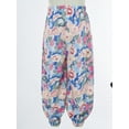 thumbnail image 3 of iiniim Little Kids Girls Boys Loose Boho Harem Pants High Waist Hippy Baggy Trousers Pants Summer Type A 130, 3 of 7