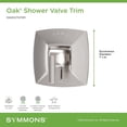 thumbnail image 5 of Symmons S5690STNTRM Oak Traditional Valve Trim Only - Nickel, 5 of 7