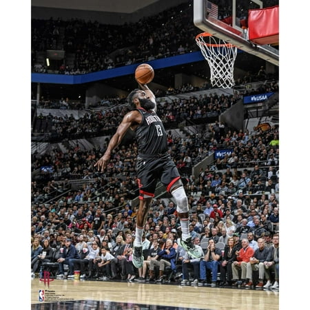 James Harden Houston Rockets Unsigned Dunking Photograph