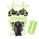 thumbnail image 1 of Conjuntos de lencería de encaje ligero cómodo conjunto de ropa interior de encaje con correas ajustables anillos de acero para novia, 1 of 8