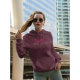 thumbnail image 2 of Dis Feelings Quote Hoodie Women -Image by Shutterstock, Female x-Large, 2 of 4