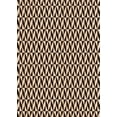 thumbnail image 1 of Ahgly Company Machine Washable Indoor Rectangle Transitional Black Brown Area Rugs, 7' x 9', 1 of 7
