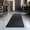 Black, variant on Mohawk Home Wide Wale Indoor/Outdoor Polyester Utility Mat, Coal, 3' X 8'