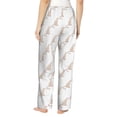 thumbnail image 3 of Naloa Leopard Print Print Women’s Ultra-Soft Comfy Pajama Lounge Pants with Pockets & Drawstring, 3 of 8