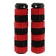 thumbnail image 1 of 1 par de puños de silicona para manillar de bicicleta, aptos para 22. Rojo + negro, 1 of 9