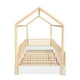 thumbnail image 3 of Cama Casa Con Barandales De Madera Individual Blanca - Duduk, 3 of 6
