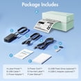 thumbnail image 2 of Bluetooth Thermal Shipping Label Printer: 4x6 Wireless Label Maker with Tape for Small Business - Compatible with iPhone, Android, Windows & Mac, Wid, 2 of 9