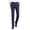 Navy, variant on Men's Straight-leg High-Elasticity Tailored Business Thin Ice Silk Trousers Black 30