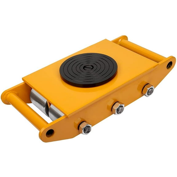 8T 17600 lbs Heavy Duty Machine Dolly Skate Machinery Roller Mover Cargo Trolley