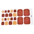 thumbnail image 2 of sweethay Calcomanía para uñas de dedos del pie decorativa DIY calcomanía adhesiva para manicura extraíble de larga duración impermeable a Kits de decoración para fiestas Tipo 3, 2 of 6