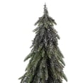 thumbnail image 3 of Northlight 1.7 FT Downswpt Glittered Pine Tree in Burlap Base - Unlit, 3 of 4