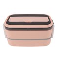 thumbnail image 1 of CHICIRIS Lunch Boxes, 1400ml Stainless Steel Lunchbox With Chopsticks Spoon, Microwave Safe, Portable 2 Layer Bento Boxes For Students, Office Workers, 1 of 8