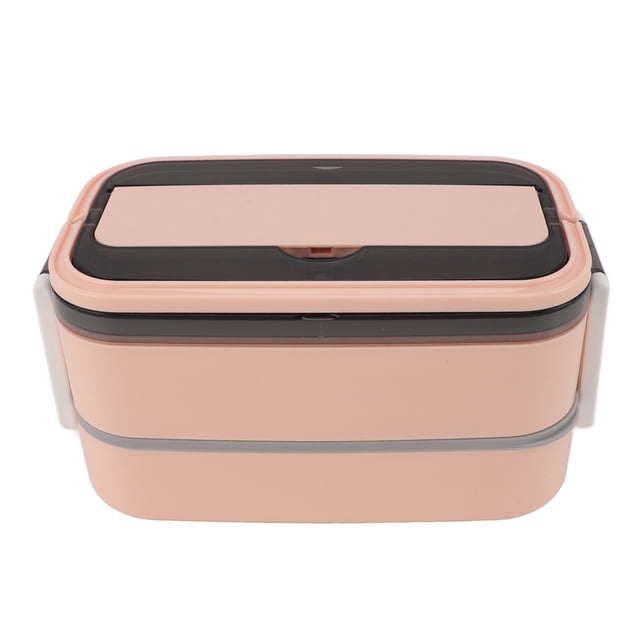 CHICIRIS Lunch Boxes, 1400ml Stainless Steel Lunchbox With Chopsticks Spoon, Microwave Safe, Portable 2 Layer Bento Boxes For Students, Office Workers