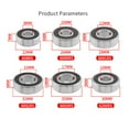 thumbnail image 4 of Bearing Steel Hub Bearing Bearing 6301Rs 608Rs 6200Rs Multi-Specification 6201Rs 6202Rs 6203Rs 6204Rs 6206Rs 6300Rs, 4 of 7