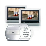 Durabrand Car DVD Player With Two 6.2" Screens, Car Kit & Bag