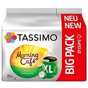 TASSIMO MORNING Cafe Filter -Coffee Pods -XL 21 pods-