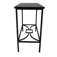 thumbnail image 3 of Kings Brand Furniture Simple & Classy Side Table for Living Room, Black Metal & Wood, 3 of 8