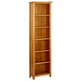 thumbnail image 1 of vidaXL 6-Tier Bookcase 52x22x180 cm Solid Oak Wood, 1 of 4