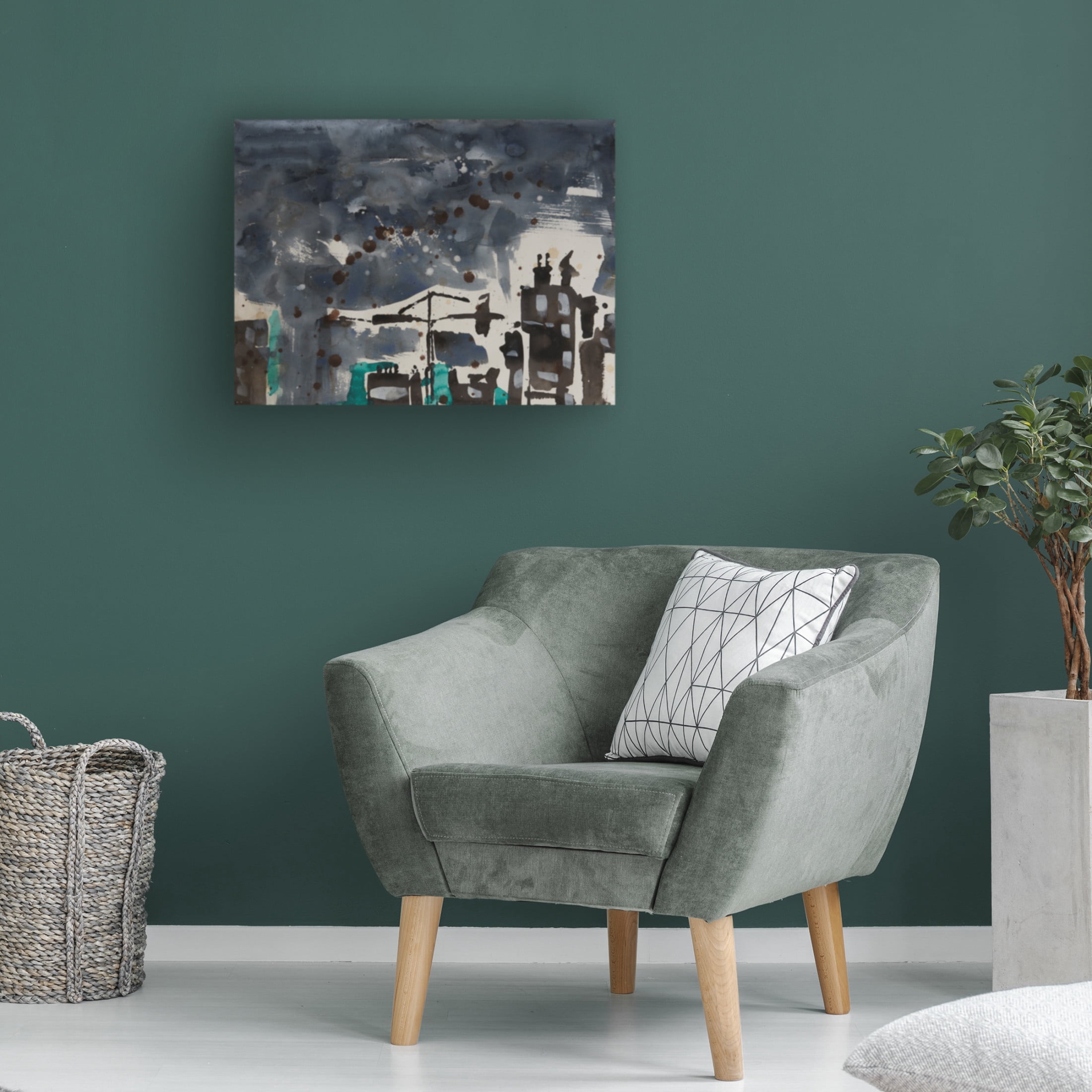 Canvas Wall Art - Erin McGee Ferrell 'Bahrain IV' Wall Art for Living Room, Bedroom, or Office Décor by Trademark Fine Art - 19 x 14 Inches