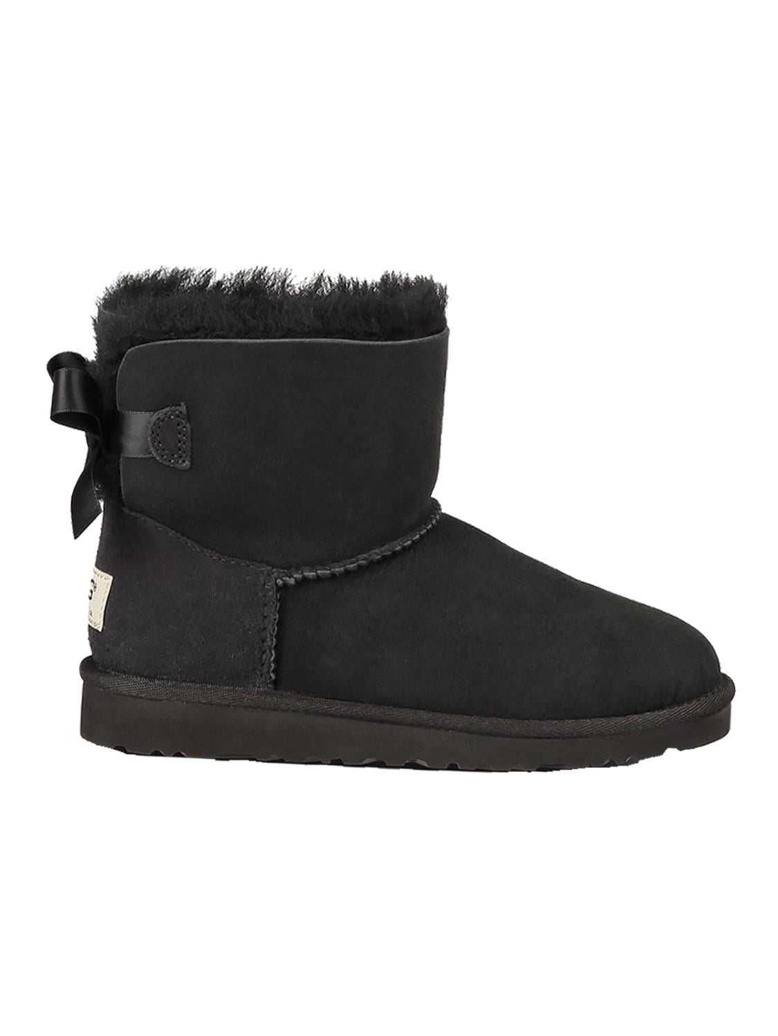 all black uggs with bows