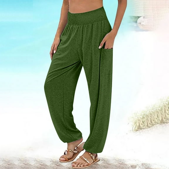 Cargo Sweatpants for Women Solid Color Sports Loose Casual Wide Leg Leggings Womens Athletic Pants