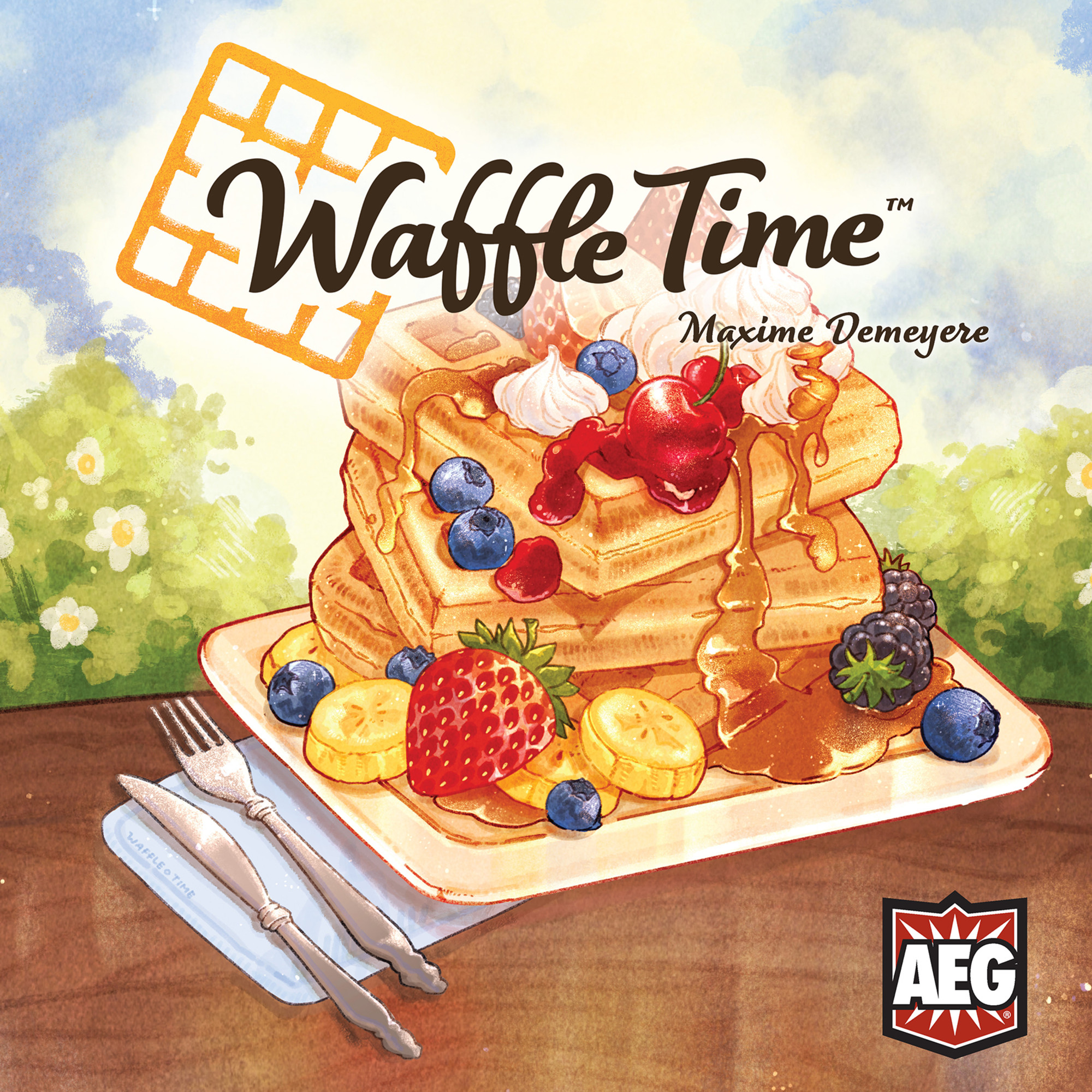 Waffle Time - Tile Placement Game, Pattern Building, Alderac Entertainment Group (AEG), Ages 10+, 1-4 players, 30 MIn