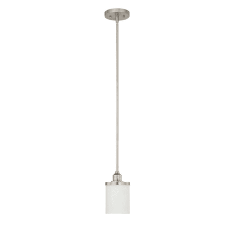 Sunset One Light 100W MB Mini Pendant - Bright Satin Nickel F21010-80