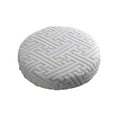 thumbnail image 5 of Round Stool Cover Swivel Chair Cover Round Bar Beauty Salon Stool Cover Round Seat Cushion Protector Suitable for Bedroom Bar Round Chair Cover New Fall Decorations Style-H100, Gray, One Size, 5 of 6