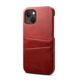 thumbnail image 7 of Jiahe For iPhone 14 Pro Max,Slim Hybrid Shockproof Card Holder  PU Leather Case Cover,Red, 7 of 7