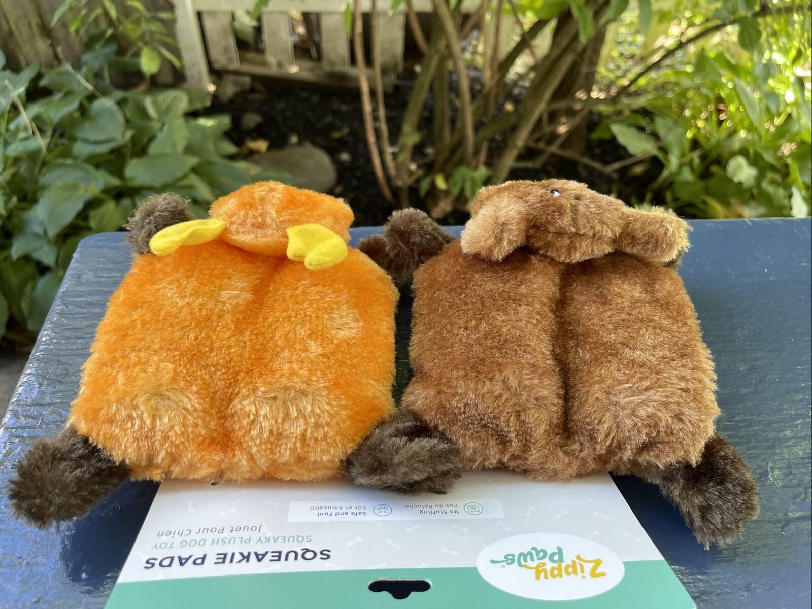 ZippyPaws - Bear & Moose Squeakie Pads 2 Pack - Dog Toy