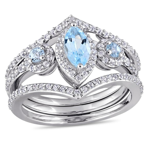 Everly Women's Topaz Sterling Silver Ring