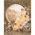 thumbnail image 2 of Julius Bien 19x24 Gold Ornate Framed and Double Matted Museum Art Print Titled - American Eagle, Chew American Eagle Fine Cut, Smoke Eagle Cavendish (1885), 2 of 4