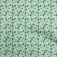 thumbnail image 1 of oneOone Velvet Aquamarine Fabric Christmas Craft Projects Decor Fabric Printed By The Yard 58 Inch Wide, 1 of 5