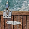 thumbnail image 4 of HEALEEP 2pcs Stainless Steel Hinges Set Silver for Marine Environment Applications, 4 of 8